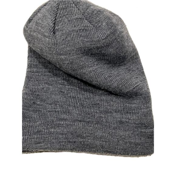 Dickies Gray Unisex Acrylic Knit Beanie Cap - Picture 2 of 2
